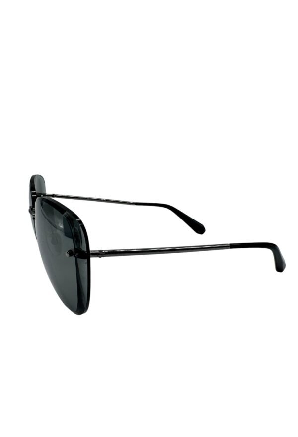 CHANEL  – SUNGLASSES ROUND BLACK - Image 7